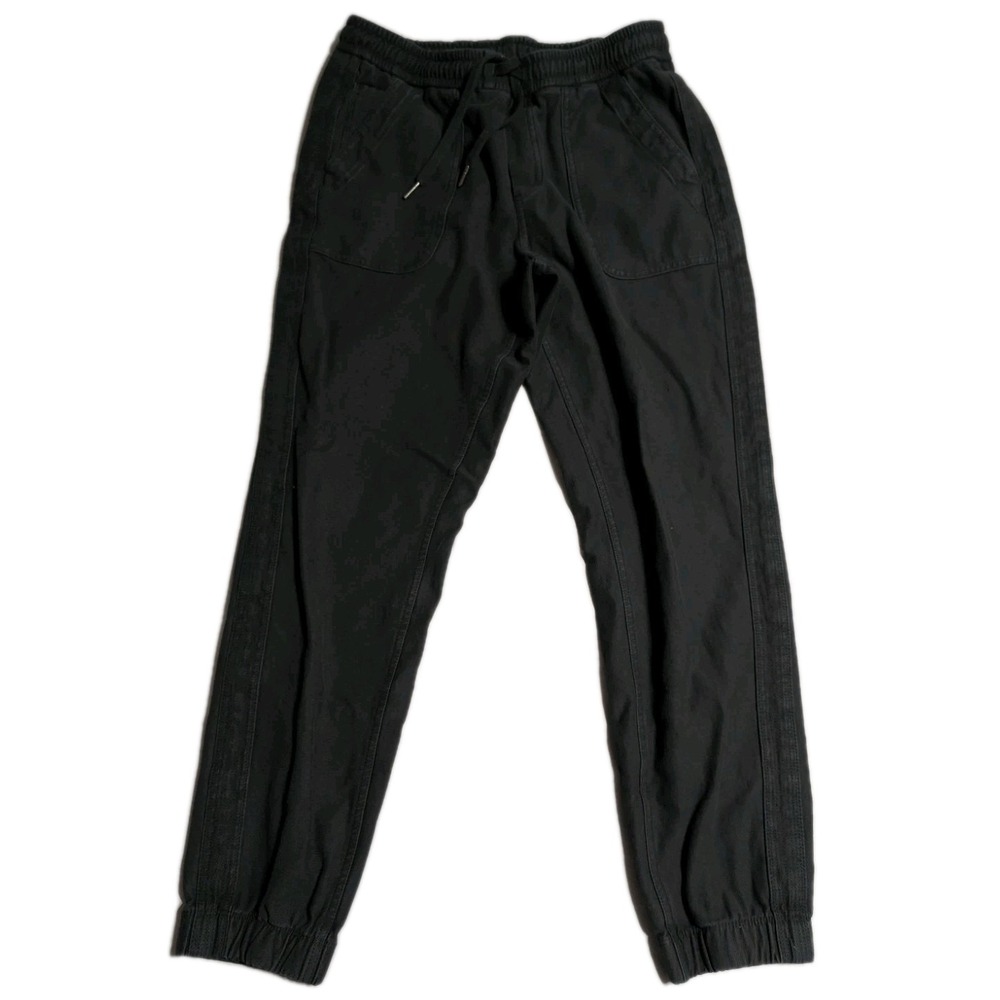 Athleta Farallon Joggers Womens 4 Black Stretch Pull On Casual Pants